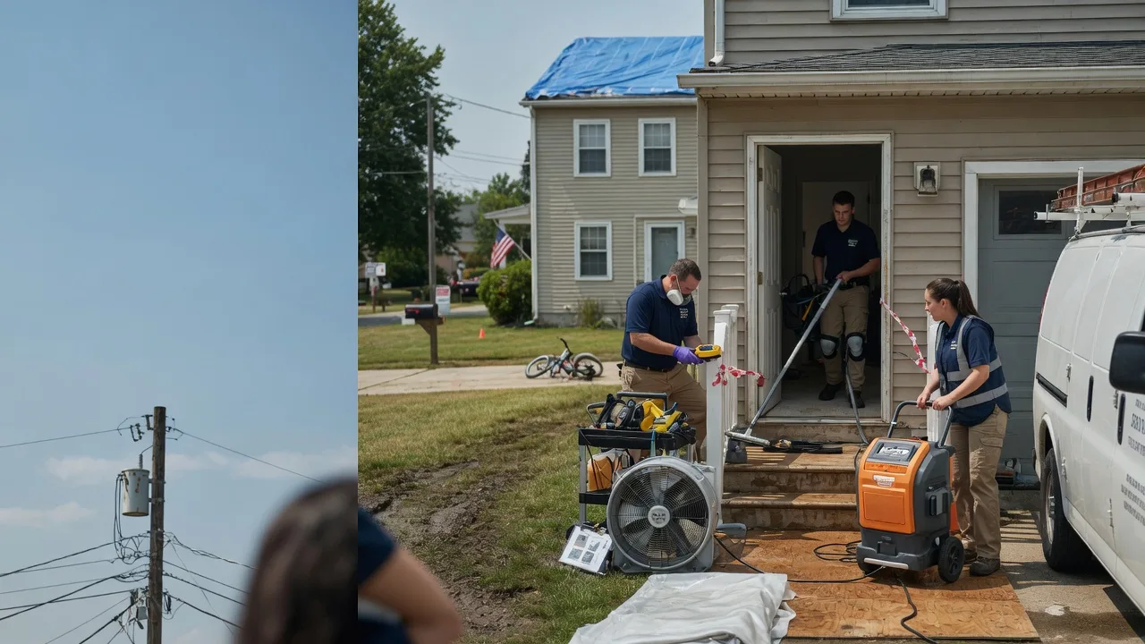 Water Damage Repair in Wellington, IL near me